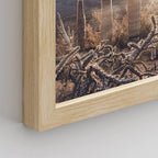 SIGNWIN Framed Cactus Desert Landscape Wall Art, Set of 4 Southwest Texas Arizona Saguaro Wall Decor Prints, Nature Wilderness Wall Décor for Living Room, Bedroom - 12"x16" Natural