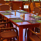 Tosnail 12 Pack 12" Tall Stainless Steel Table Number Holder Table Card Holder Table Number Stand Place Card Holder Table Photo Holders