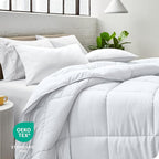 Bare Home Duvet Insert Comforter - Oversized King - Goose Down Alternative - Ultra-Soft - Premium 1800 Series - All Season Warmth - Bedding Comforter (Oversized King, White)