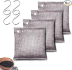 Activated Charcoal Odor Absorber, Odor Eliminator for Strong Odor,Coconut Shell Charcoal Air Purifying Bags for Home Car Closet Pet, Smoke Room Deodorizer