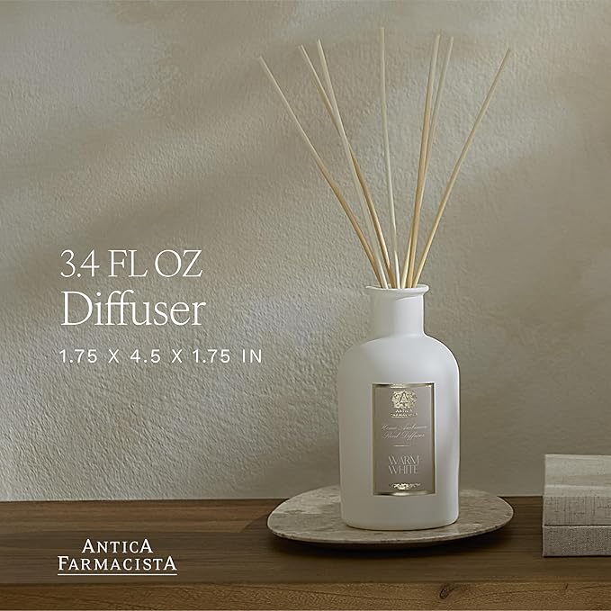 Antica Farmacista Home Ambiance Diffuser, Warm White, 3.4 Fl Oz