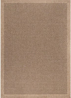 CAMILSON Easy Jute Rug 9x12, Indoor Outdoor Natural Color Fiber Area Rugs for Living Room Patio and Kitchen Rug, Sisal Boho Woven Design, Easy-Cleaning, Washable Outside Carpet Alfombras (9 x 12)