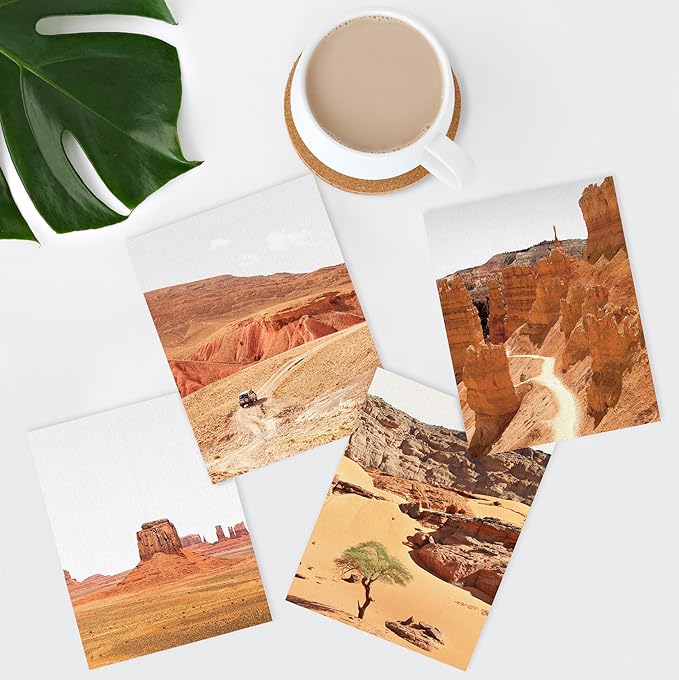 SIGNWIN Poster Bathroom Decor, Wall Art Room Decor Multicolor for Living Room, Bedroom, Office Arizona Texas Mountain Valley Landscape Nature Wilderness Photography Decorative Southwest - 12"x16"x4