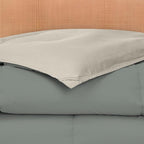 Modern Threads Down Alternative Reversible Comforter Sage Green/Cream Queen