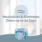 SMELLS BEGONE Odor Eliminator Gel Beads - 12 oz, Pack of 6 - Eliminates Odor in Bathrooms, Cars, Boats, RVs & Pet Areas - Air Freshener - Made with Essential Oils - Fresh Cotton Scent