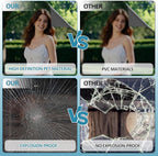 Window Film Transparent Heat Control UV Blocking, 70% VLT Window Tint for Shopfront Glass with Installation Tools, PET Material, Ideal for Stores, Glass Doors and Display Windows, 27.6Inch×196.9Inch