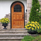 Artificial Impatiens Bouquet Flowers for Outdoors Silk Faux Flowers for Outdoor Impatiens Plants Decor Indoor Planters Kitchen Planters and Balcony Decorations 2PCS（Yellow ）