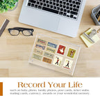 TWING 6 PACK Acrylic Picture Frame 5 x 7 Inch Acrylic Photo Frame,Horizontal Magnet Lucite Double Sided Frames, 10+10MM Clear Picture Frame Ideal Gifts