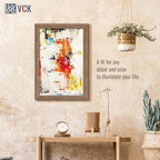 VCK 12x18 Frame 3 Pack - Brown Walnut, Natural Textured Solid Wood Poster Picture Frame, Wall Gallery Frame