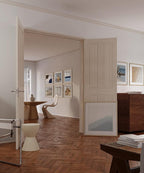 HAUS AND HUES 20x20 Picture Frames Set of 9 - Square Frames 20x20, Picture Gallery Wall Frame Set, 20x20 Frames for Poster, 9 Set of Frames for Gallery Wall, Square Picture Frames (Beige Oak Frames)