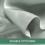 Twin XL Sheets by Pure Bamboo, Genuine 100% Organic Viscose Derived from Bamboo Bed Sheet Set, Luxuriously Soft & Cooling, Double Stitching, Lifetime Quality Promise (Twin XL, Sea Glass)