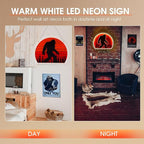 Bigfoot Neon Sign, Bright Dimmable USB Powered Sasquatch Neon Lights Sign and Unique UV Printed Funny Big Foot Sasquatch Gifts for Men Women Adults Kids Bigfoot Lovers Wall Art Decors