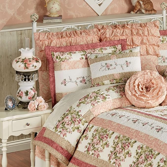 Touch of Class Adelaide Hurricane Style Table Lamp - Victorian Aesthetic - Scalloped Glass - Antique Parlor Lamp