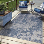Keen Home Design Terrace Outdoor Area Rug - 9x12 Washable Indoor/Outdoor Rug for Patio, Kitchen, Balcony, Beach, Garden, Deck and Porch, Size: 8'10"x12'
