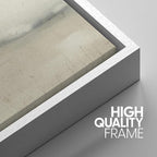 SIGNWIN Framed Canvas Print Wall Art Soft Neutral Cloudscape Minimalist Sky Photography Modern Art Minimalist Black and White for Living Room, Bedroom, Office - 24"x36"x3 White