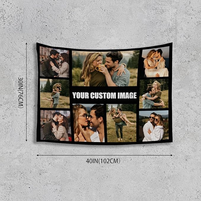 Custom Tapestry For Wall Bedroom Custom Backdrop Personalized Image Text Photo Customized Funny Tapestry Banners And Signs Multiple Pictures Horizontal Tapestrys