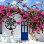 Metal Signs Customized, Tree of Life Metal Signs, Personalized Family Name Sign, Outdoor Metal Wall Art, Metal Tree Wall Decor, Porch Signs Outdoor, Housewarming Gift, Rustic Home Decor