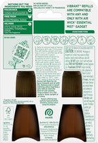 AIR WICK Essential Mist Twin Refill – White Sage & Mahogany (2x.67) oz. (Pack of 2)