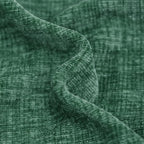 CaliTime Throw Pillow Covers Decorative 24 X 24 Inches Pack of 2 Cozy Chenille Cushion Cases for Couch Sofa Bed Living Room Home Dark Green