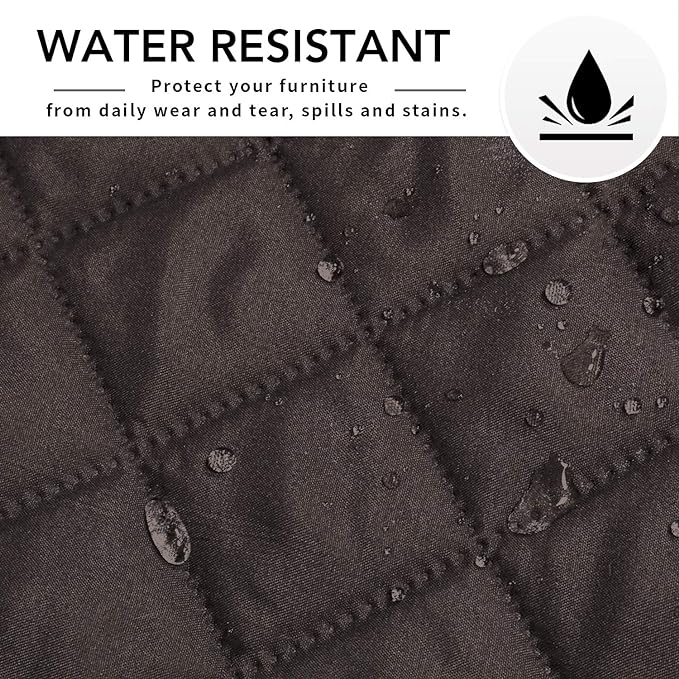 Easy-Going Sectional Couch Covers for Dogs L Shape Sofa Cover Reversible Sofa Slipcover Chaise Lounge Cover Furniture Protector Cover for Pets Dog Cat (42 x 52 inches, Chocolate/Chocolate)