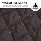 Easy-Going Sectional Couch Covers for Dogs L Shape Sofa Cover Reversible Sofa Slipcover Chaise Lounge Cover Furniture Protector Cover for Pets Dog Cat (42 x 52 inches, Chocolate/Chocolate)