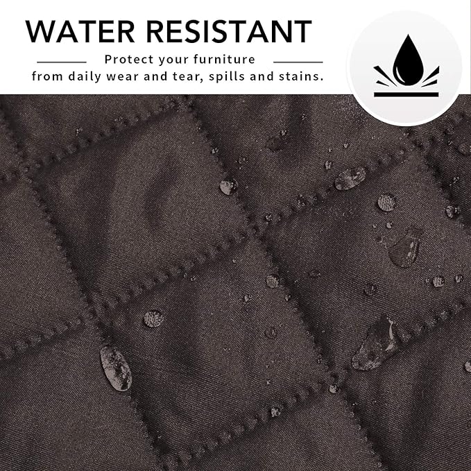 Easy-Going Sectional Couch Covers for Dogs L Shape Sofa Cover Reversible Sofa Slipcover Chaise Lounge Cover Furniture Protector Cover for Pets Dog Cat (42 x 68 inches, Chocolate/Chocolate)