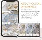 jinchan Boho 100% Cotton Muslin 50x60 Throw Blanket Lightweight 4-Layer Orange Multi Reversible Blanket Washable Breathable Decorative Geometric Striped Pattern Soft Comfy for Couch Bed All Seasons