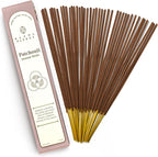 Patchouli Incense Sticks, Organic Hand Dipped Incense, Natural Herbs & Aromatic Ingredients, Contain 40 Sticks Inside, Burn Time 45-60 Min, Spiritual Gifts, Breezes Incense by Karma Pledge