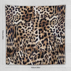 HZOHNAGO Leopard Print Tapestry Nature Wildlife Vintage Cheetah Fur Spot Animal Skin Wild Animals Spots Printed Wall Tapestry Painting Wall Hanging for Bedroom Living Room Dorm 60" W x 60" H
