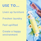 MOXĒ Happy Linen & Room Spray, Uplifting Essential Oils, Natural Aromatherapy Mist, Home & Bedroom, Office, Furniture, Bedding, Pillows, Sheets, Cinnamon, Sweet Fennel, Sage, Thyme, 8 Ounces (1 Pack)