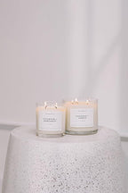 Calyan Wax Co. 3 Wick Candle, Apples + Maple Bourbon Scented Candle, 43 Hour Burn Time, 3 Wick Soy Candles, Non Toxic & Vegan Soy Wax, Glass Jar Scented Candles, 14.9oz