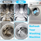 150 Pcs Washing Machine Cleaner Washing Machine Tablets Deep Cleaner Tablets for Front Loader and Top Load Washer