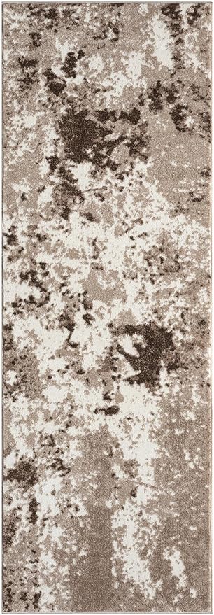 Keen Home Design Area Rugs - 2x16 Non-Shedding, Abstract Rugs for Kitchen, Living Room, Bedroom, Dining Room, Entryway - Size: 2'8" x 16', Multi