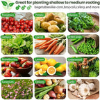2 Pack 6x3FT Tall Galvanized Raised Garden Bed Outdoor,Metal Garden Bed for Vegetables,Steel Raised Beds for Gardening,Above Ground Garden Box for Flower-H2M