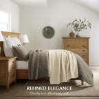 Chunky Chenille Knit Throw Blanket for Couch, Soft Luxurious Moss Stitch Blankets for Bed, Cozy Decorative Farmhouse Knitted Throws for Sofa, Beige, 60" x 80"