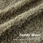 Foindtower Set of 2 Curly Teddy Wool Pillow Covers Decorative Boucle Textured Lumbar Throw Pillow Faux Fur Pillowcases Sheepskin Cushion Case for Sofa Bedroom Car 12"x20" Sage Green