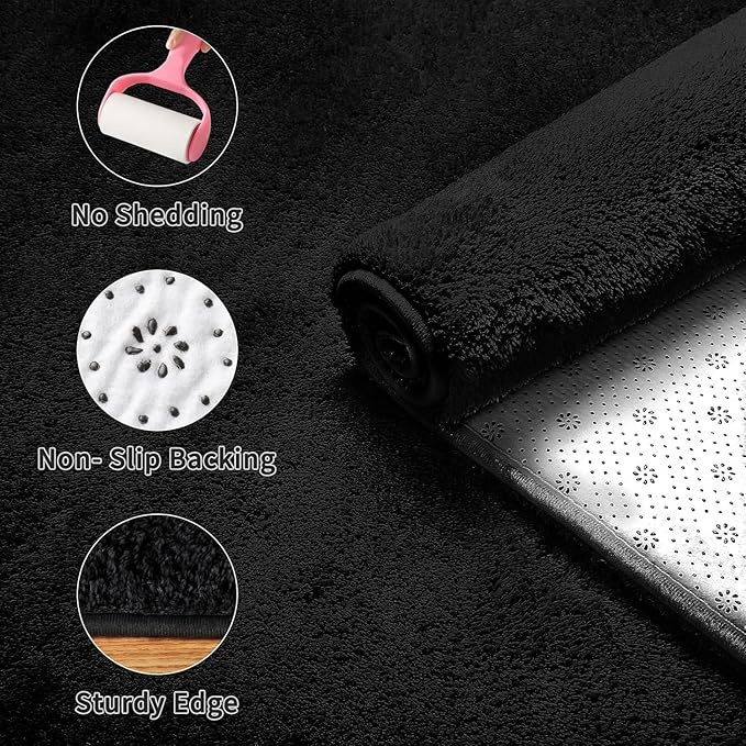 Sour Lemon 5x7 Area Rugs for Living Room, Soft Large Area Rug Fluffy Rugs for Bedroom，Machine Washable Area Rug Non Slip Carpet Rug for Living Room Playroom Kids Room Home Decor