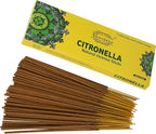 Raajsee Citronella Incense Sticks 100 gm Pack-100% Pure Organic Natural Hand Rolled Free from Chemicals-Perfect for Church,Aromatherapy,Relaxation,Meditation,Positivity & Sensual Therapy
