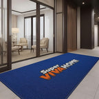Custom Personalized Doormat with Any Logo Text Commercial Floor Mat Entryway Area Rug Welcome Carpet for Business Home Indoor/Outdoor Non Slip Washable Durable