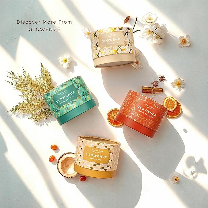 Luxury Vanilla Scented Candle - Large 3 Wick Jar Candle - Elegant Gift for Women & Men - 100% Natural Soy Wax - Up to 40 Hours Burning Time - Housewarming Aromatherapy Candle for Home