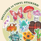 Artivo Aesthetic Wall Collage - Cottagecore Nature Boho Designs, for Teen Girls' Bedrooms - 100 Posters, 4x6 Inch, Photos Collection