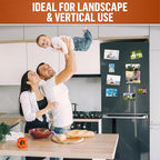 10 Pack 4x6 Magnetic Picture Frames for Refrigerator - Magnet Picture Frames for Fridge - Clear Magnetic Photo Sleeve - 4 x 6 Magnetic Frame Photo Magnets - Magnet Frames Holder - Locker Picture Frame