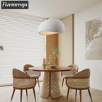 15.7in Wabi Sabi Pendant Lights Kitchen Island Lighting Fixture Ceiling Mount White Modern Japanese Lamp Japandi Chandelier for Dining Living Room Hallway Bedroom Restaurant Hanging Lamp