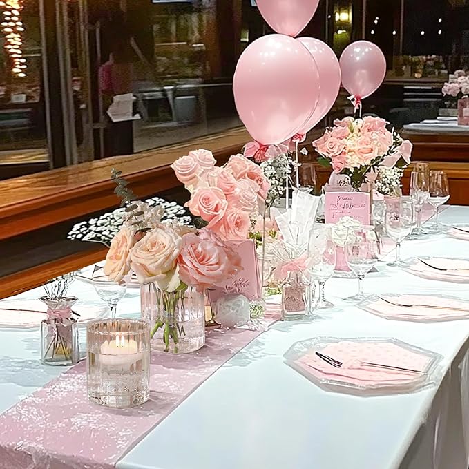 ComSaf 6pcs Mini Glass Cylinder Vases 3.9 Inch Tall, Small Vase for Flowers, Short Ribbed Vases for Centerpieces, Clear Hurricane Glass Candle Holders for Table Party Home Decor