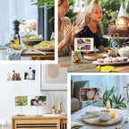 Table Number Holders 20Pcs - 3.35 Inch Place Card Holder Table Number Stands for Wedding Party Graduation Reception Restaurant Home Centerpiece Decorations Office Memo Picture Photo (Gold)