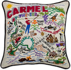 Catstudio Carmel Embroidered Decorative Throw Pillow