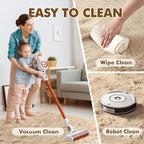 4x6 Ft Shag Beige Rugs for Bedroom Living Room, Ultra Soft Fluffy Furry Area Rugs for Playroom Indoor Floor, Aesthetic Carpet for Kids Home Decor