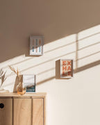 HAUS AND HUES Solid Oak 4x6 Picture Frame for Wall or Tabletop Set of 3-4x6 Picture Frame Collage, White Gallery Wall Frame Set, 4x6 Picture Frames, Photo Frames 4x6, Wooden Picture Frames 4x6