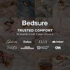 Bedsure White Oversized Queen Duvet Cover - 3 Pieces Prewashed Cotton-Like Extra Soft Bedding Set, Includes 1 Duvet Cover 98x98 Inches with Zipper Closure & 2 Pillow Shams, Comforter Not Included