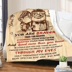 Birthday Gifts for Husband from Wife - Anniversary Wedding Gifts for Men - Romantic Love Present for Him - Christmas Fathers Valentines Day Birthday Gift Ideas for Husband - to My Man Blanket 60"x80"